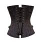 Steampunk corset Iron button overbust corset m1381