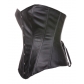 Blcak leather corset m7081b