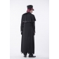 6 Pcs High Quality Gothic Halloween Party Costume for Men m40356