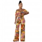 Women Summer Casual Boho Bandage Crop Top Floral Print Playsuit Romper M8417