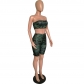 Sexy Camouflage Bodycon Two Piece Set M8453