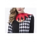 Hot sale  Women Plaid Clothing Halloween Costumes Cosplay M40363
