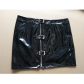 Fashion Leather Pencil Skirt With Zipper M343