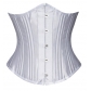 Polyester Steel Boned Hook Eye and Lace Up Closure Underbust Corset M1323