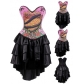 Pink Snake One Piece Corsets Skirt M1362