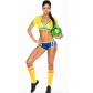 New Women France's euro football lala colors Girls Cheerleading Costume