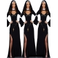 New Arrival Black Nun Long Cosplay Costume