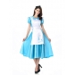 Sexy blue maid costume M40202