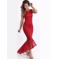 Luxury Red Mermaid Evening Dress M30184