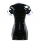 Sexy Black Leather Nurse Costume M7022
