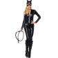 Wholesale Adult Black Leather Jumpsuit Catsuit Costume M7266