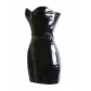 New Style Women Black Leather Dress M7269