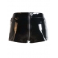 High Quality Women Black Leather Pants M7275