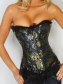 floral brocade corset M1591