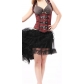 Well-designed women steampunk under bust corsets M1318