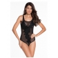 Sexy hollow out lace waistcoat babydoll suit M2104
