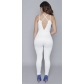 Sexy Low-cut Backless Bodycon Jumpsuit M30081