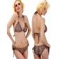 Sexy lady leopard print bikini M5162