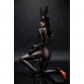 Bunny Sexy Underwear SM Blood Drops Body Black Silk Temptation Open File Free Performance Clothes XX6905