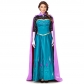 Frozen Anna Princess Long Dress Adults Snow Queen Cosplay Costume
