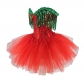 Sexy Sequin Christmas Corsets Bustiers with Tutu Skirt 2 Piece Set WK2305A