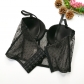 Chest Lace Mesh Gauze Perspective Costume Waist Top Sexy Vest KN8260